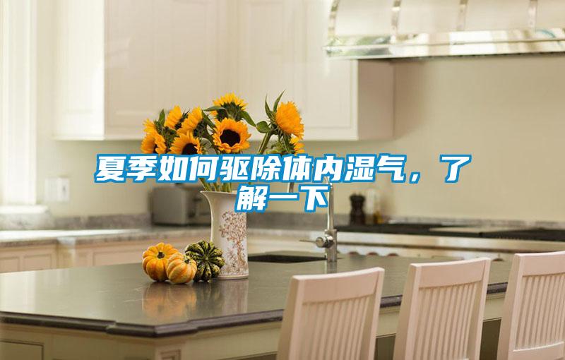 夏季如何驅除體內濕氣，了解一下