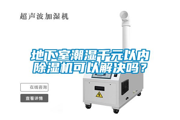 地下室潮濕千元以內(nèi)除濕機可以解決嗎？