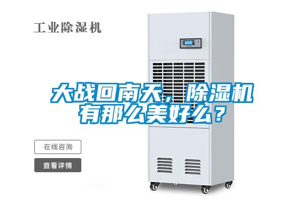 大戰回南天，除濕機有那么美好么？