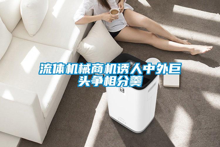 流體機(jī)械商機(jī)誘人中外巨頭爭(zhēng)相分羹
