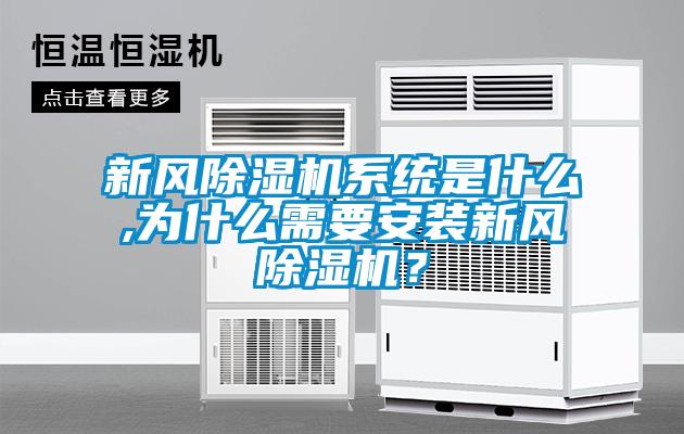 新風除濕機系統(tǒng)是什么,為什么需要安裝新風除濕機？