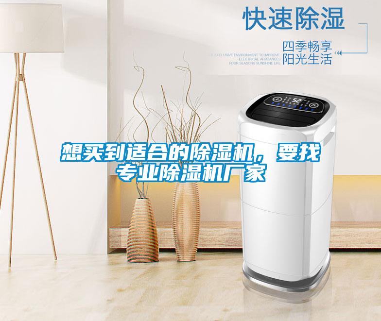 想買到適合的除濕機，要找專業除濕機廠家