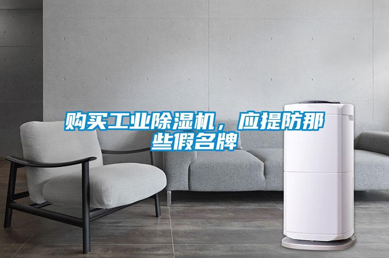 購(gòu)買工業(yè)除濕機(jī)，應(yīng)提防那些假名牌