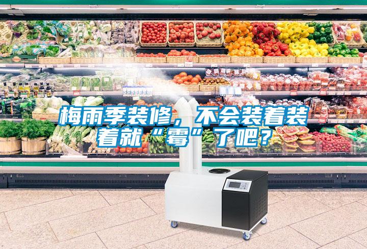 梅雨季裝修，不會(huì)裝著裝著就“霉”了吧？
