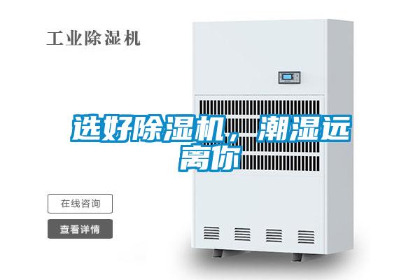 選好除濕機，潮濕遠離你