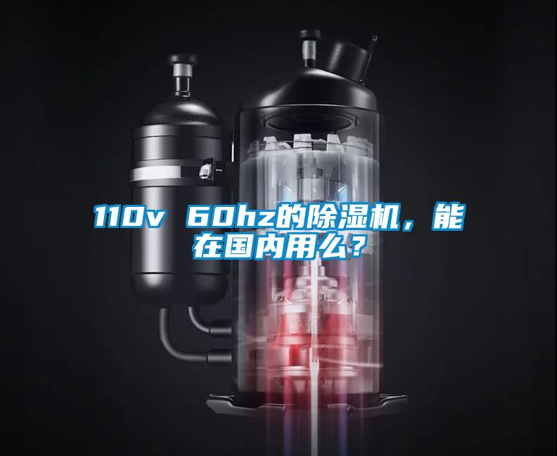 110v 60hz的除濕機，能在國內用么？