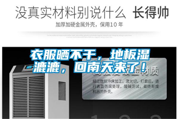 衣服曬不干，地板濕漉漉，回南天來了！