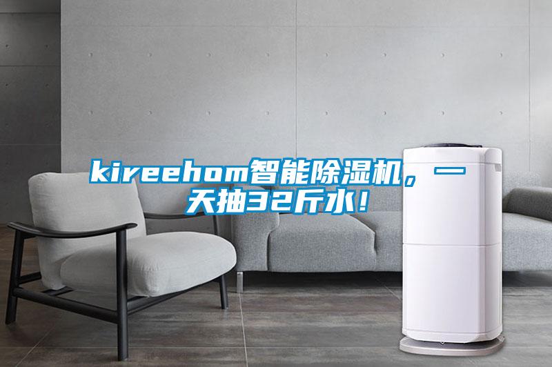 kireehom智能除濕機，一天抽32斤水！