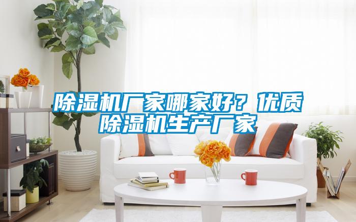 除濕機廠家哪家好？優(yōu)質(zhì)除濕機生產(chǎn)廠家