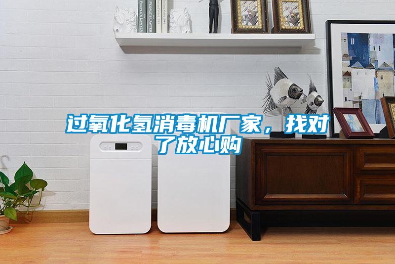 過氧化氫消毒機廠家，找對了放心購