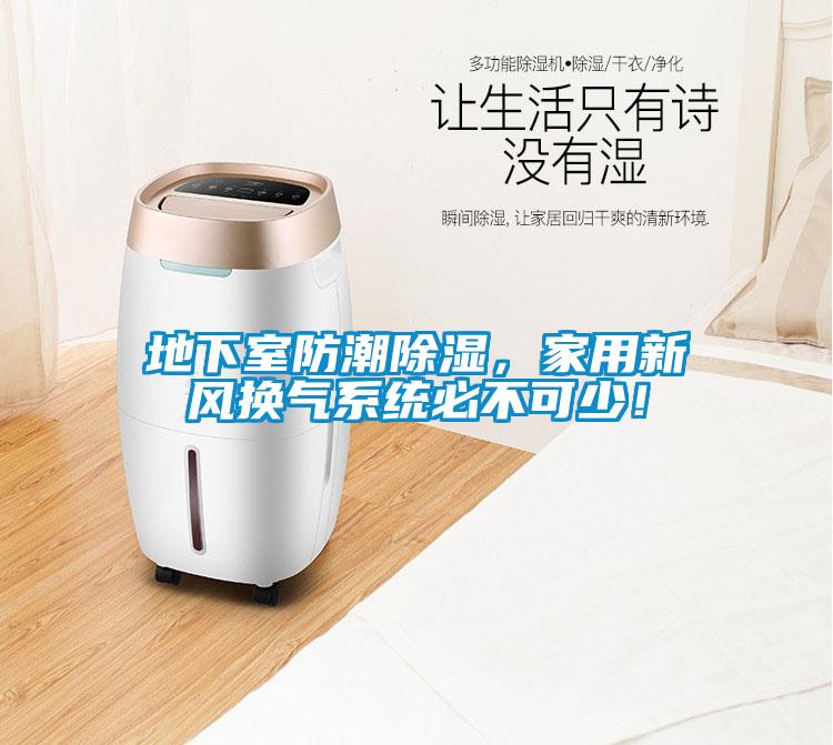地下室防潮除濕，家用新風(fēng)換氣系統(tǒng)必不可少！