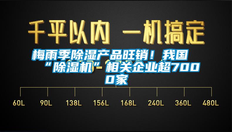 梅雨季除濕產(chǎn)品旺銷！我國“除濕機(jī)”相關(guān)企業(yè)超7000家