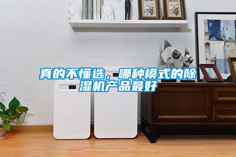 真的不懂選，哪種模式的除濕機產品最好