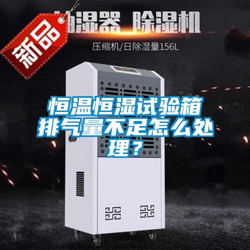 恒溫恒濕試驗箱排氣量不足怎么處理？