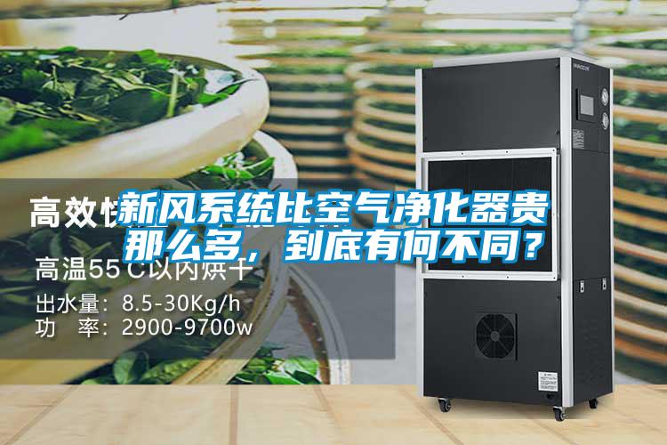 新風(fēng)系統(tǒng)比空氣凈化器貴那么多,到底有何不同?