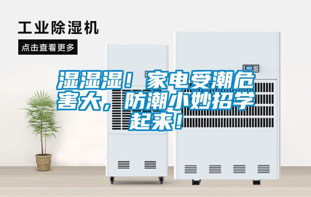 濕濕濕！家電受潮危害大，防潮小妙招學(xué)起來！