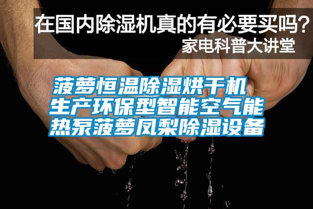 菠蘿恒溫除濕烘干機 生產環(huán)保型智能空氣能熱泵菠蘿鳳梨除濕設備