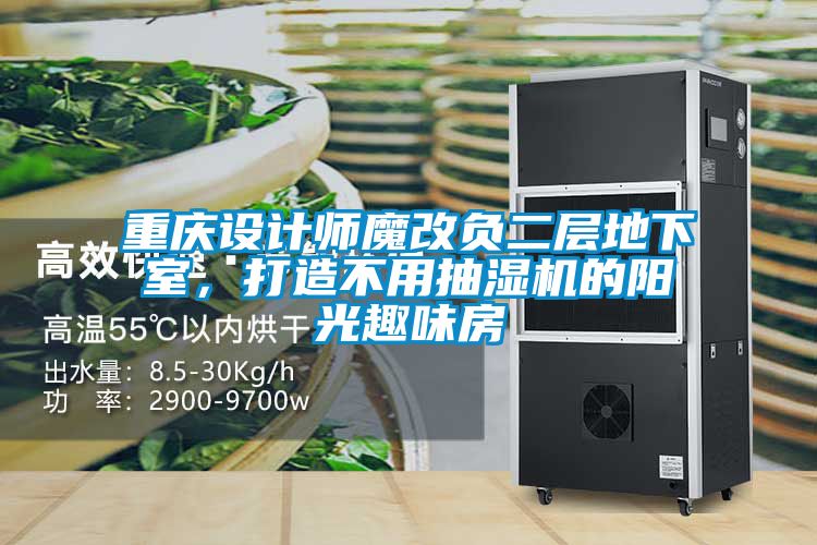 重慶設計師魔改負二層地下室，打造不用抽濕機的陽光趣味房
