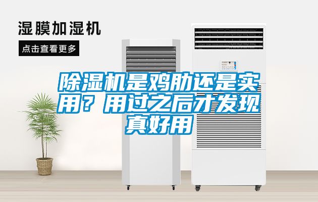 除濕機是雞肋還是實用？用過之后才發(fā)現(xiàn)真好用