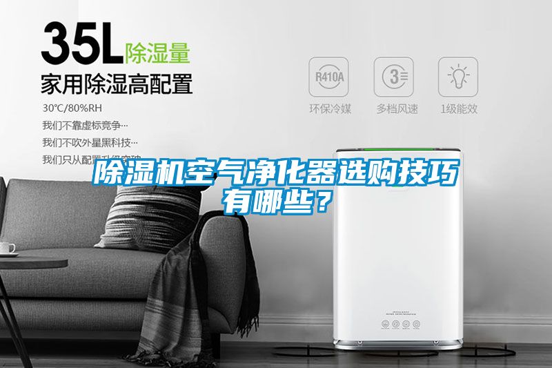 除濕機空氣凈化器選購技巧有哪些？